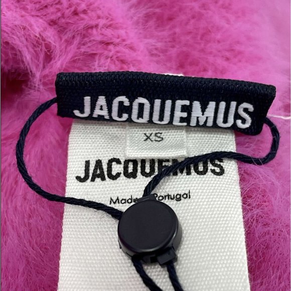 Jacquemus - New w/ Tags - Le Blouson Neve Zip Bomber - Pink - XS - Jacket - Picture 9 of 13